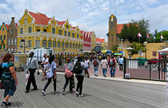 Click to enlarge The History of Curaçao - Punda Trade Harbour