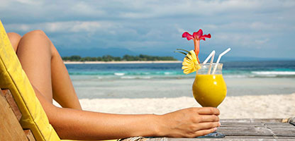 Enjoying life at the beach...
